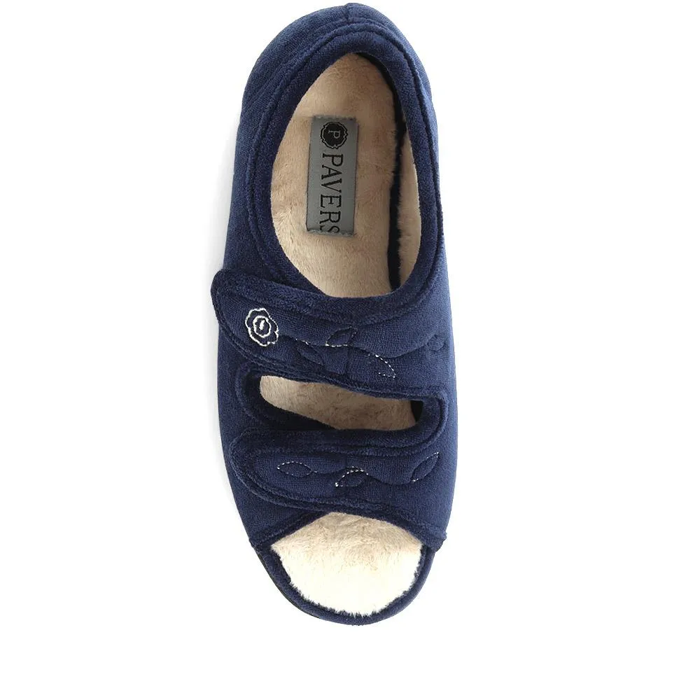 Adjustable Touch-Fasten Slippers - QING35001 / 321 644