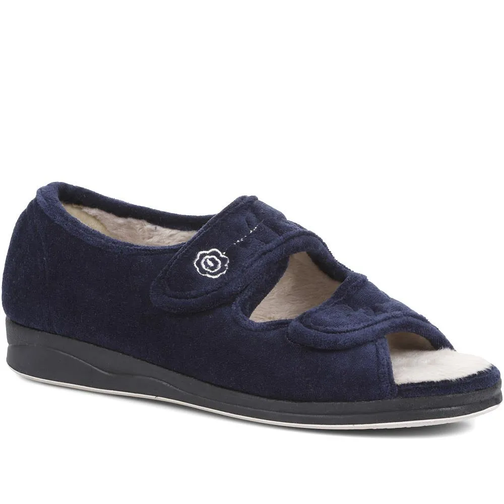 Adjustable Touch-Fasten Slippers - QING35001 / 321 644