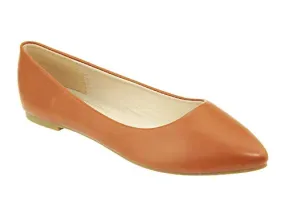 Bella Marie Angie-53 Women's Classic Pointy Toe Ballet Slip On Flats Shoes (10)