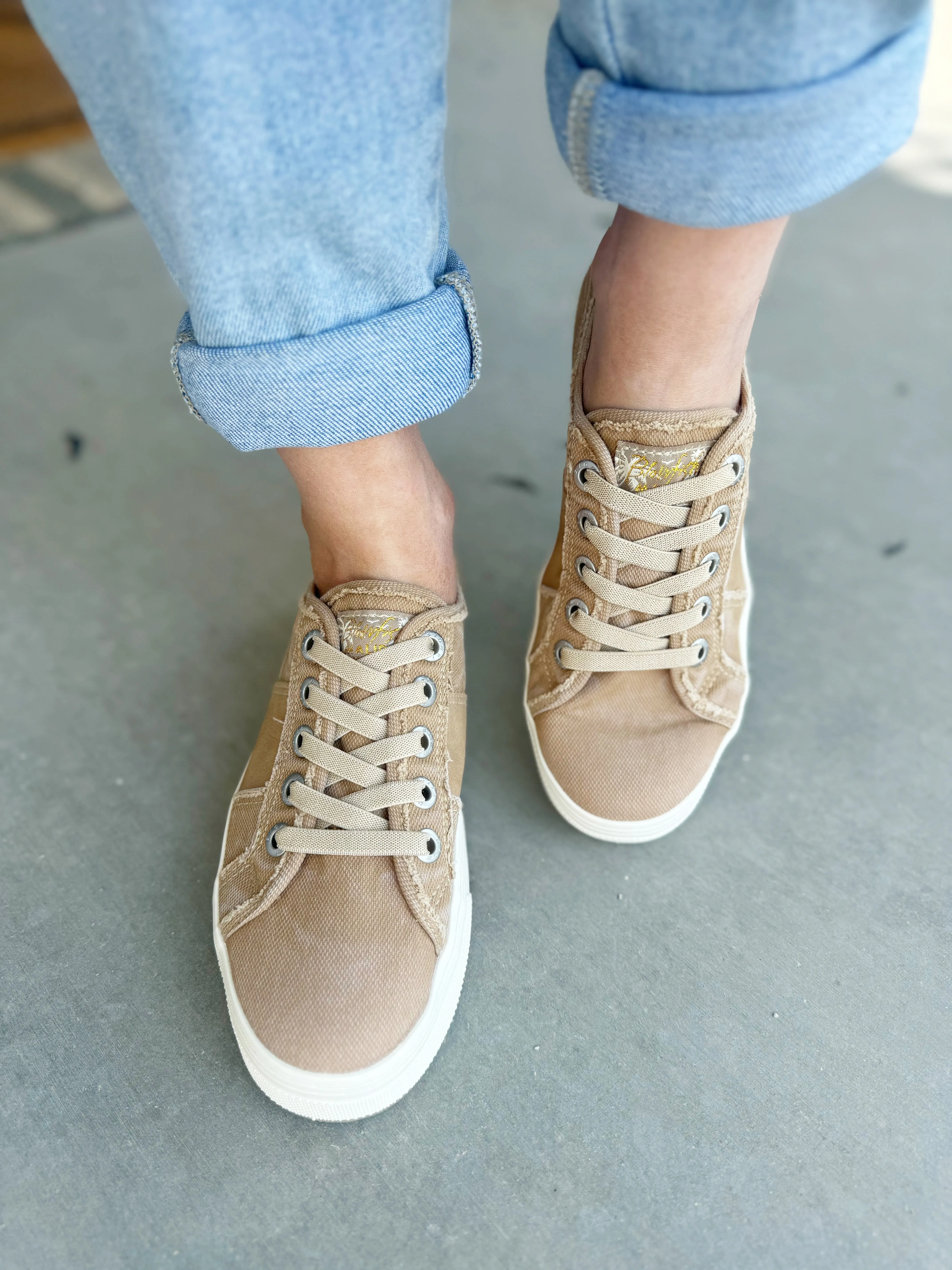 Blowfish Super Smile Sneakers in Khaki