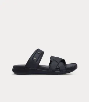 BM6863-BLACK-Men Slipper