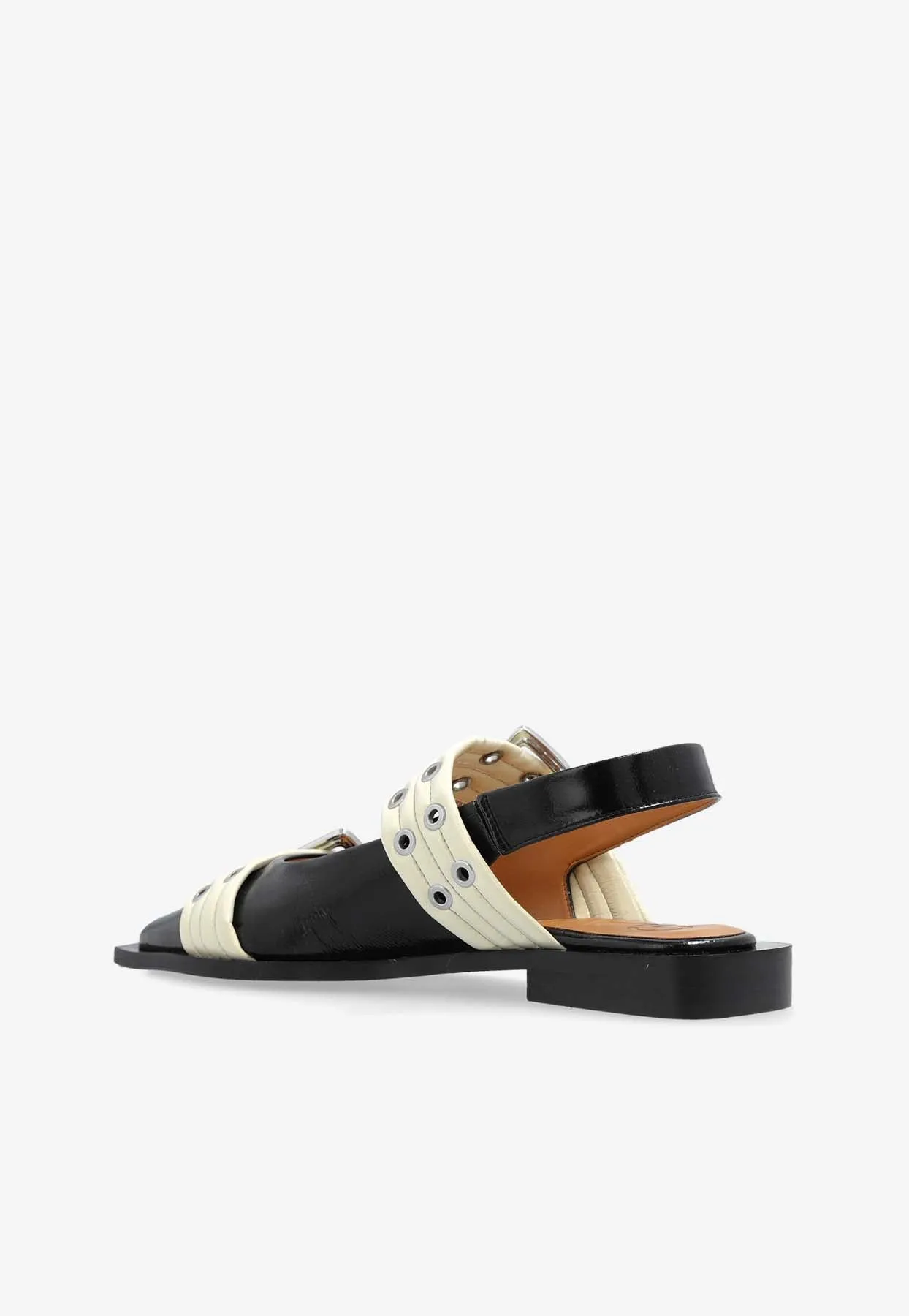 Buckled Slingback Flats