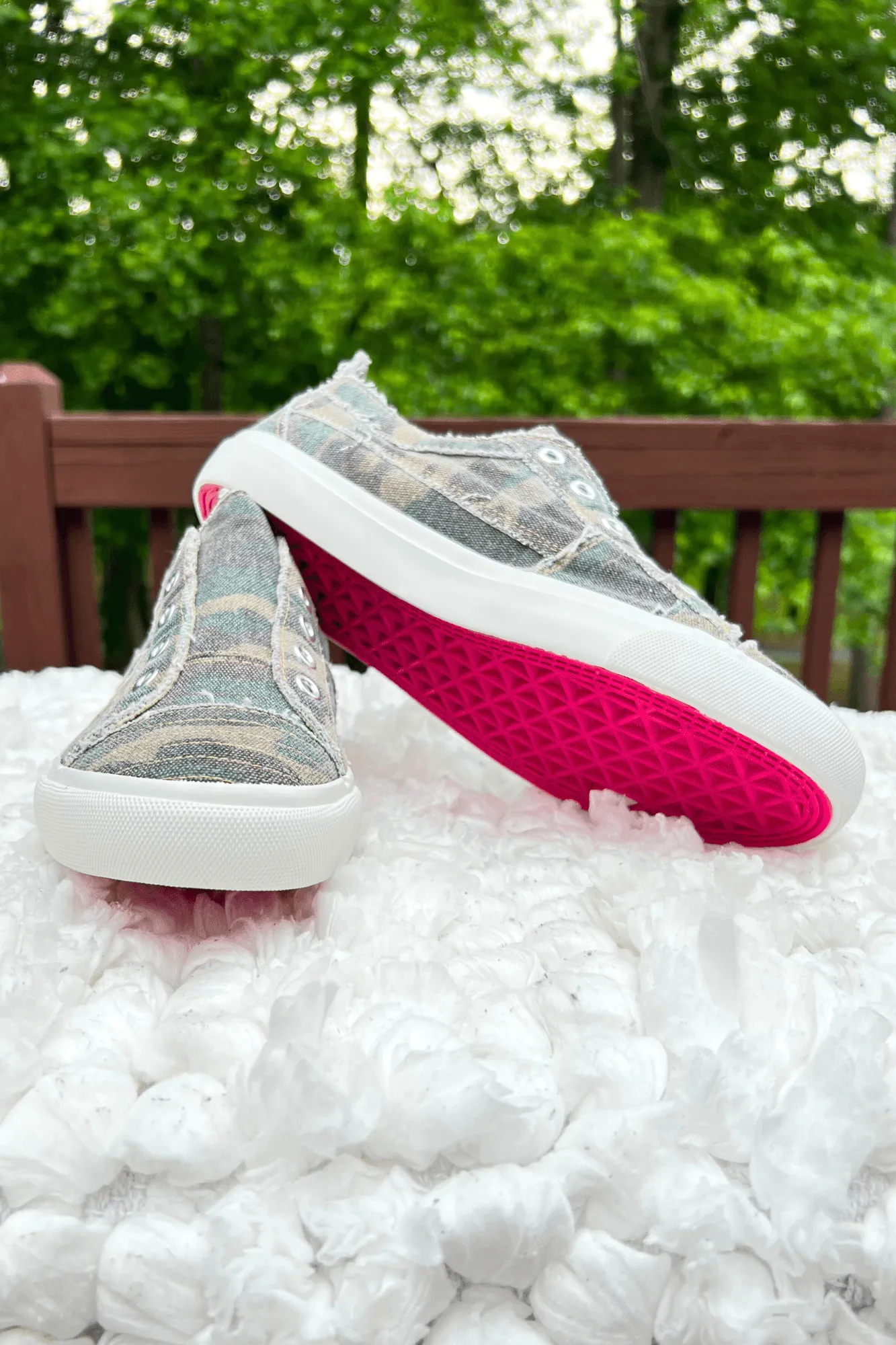 Camo Slip-On Canvas Shoes
