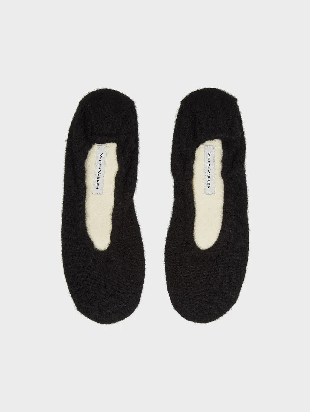 Cashmere Ballet Slipper Black