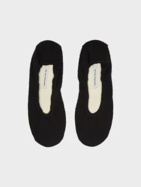 Cashmere Ballet Slipper Black