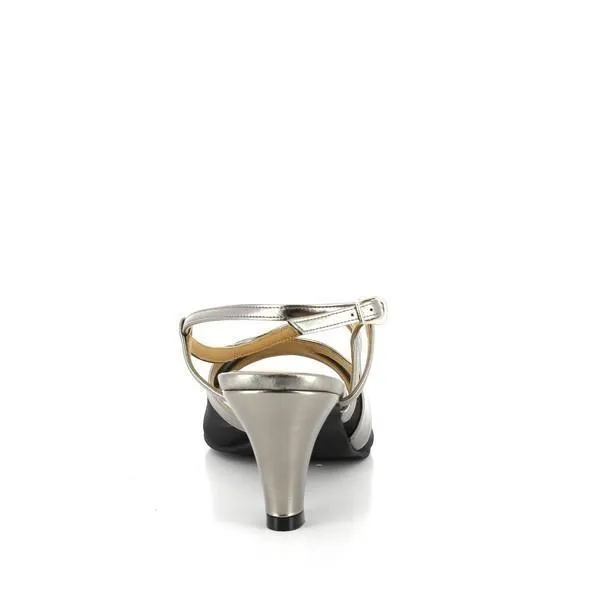 Dalessi Deva Pewter Sandals