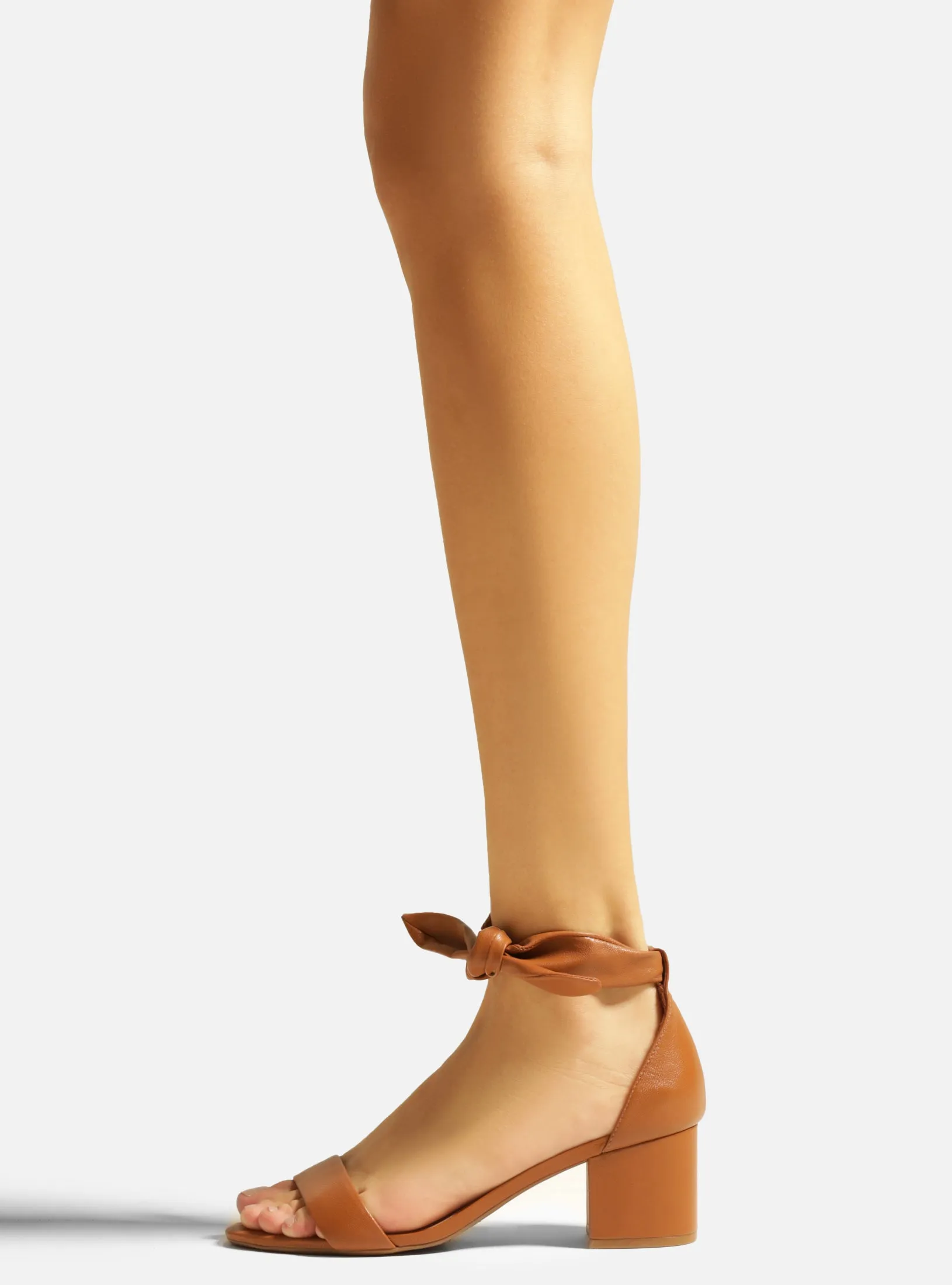 Isabelli Lace Mid Block Sandal