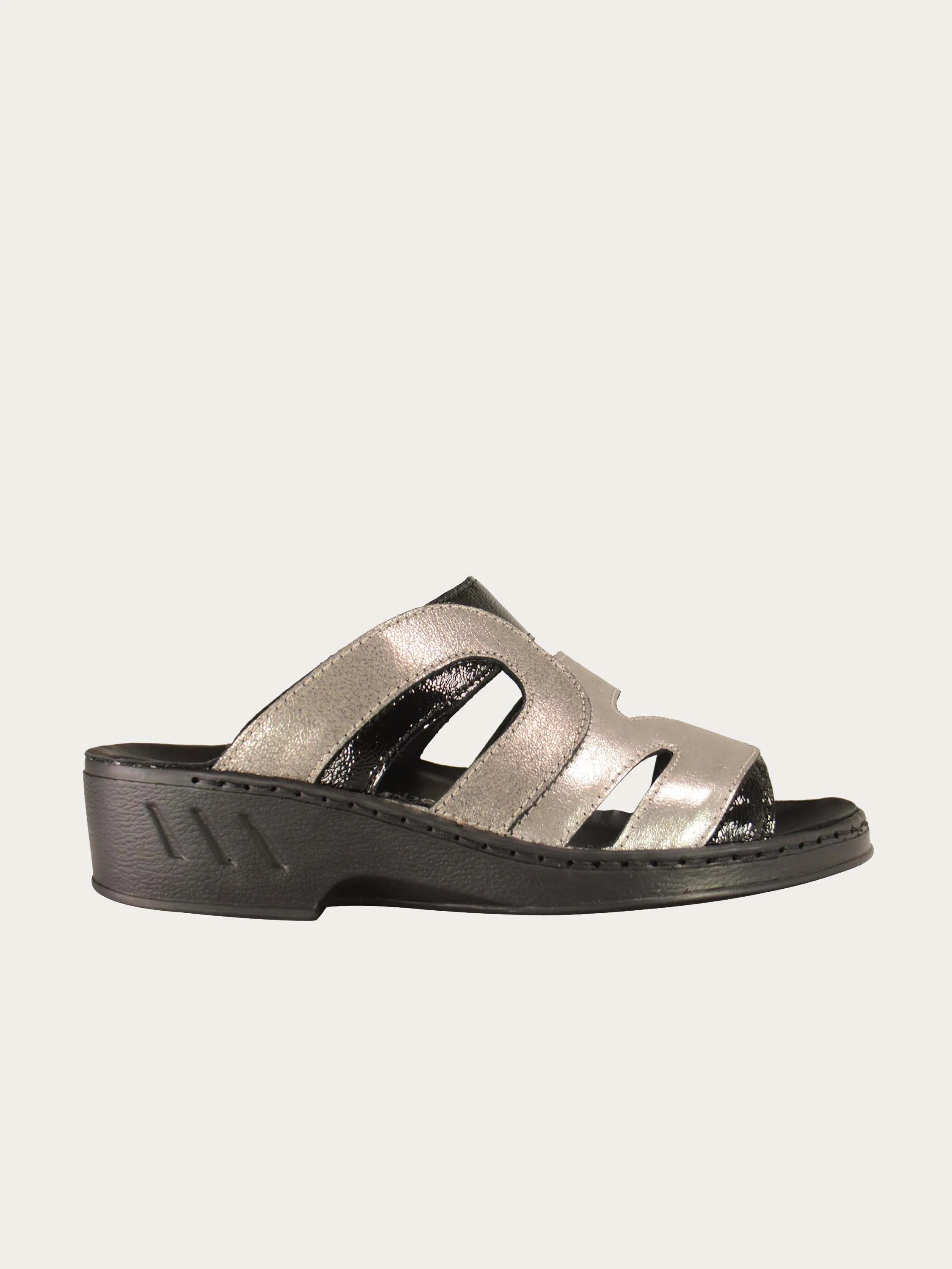 Josef Seibel Women's Multi Patent Slider Sandals