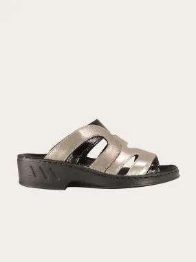 Josef Seibel Women's Multi Patent Slider Sandals