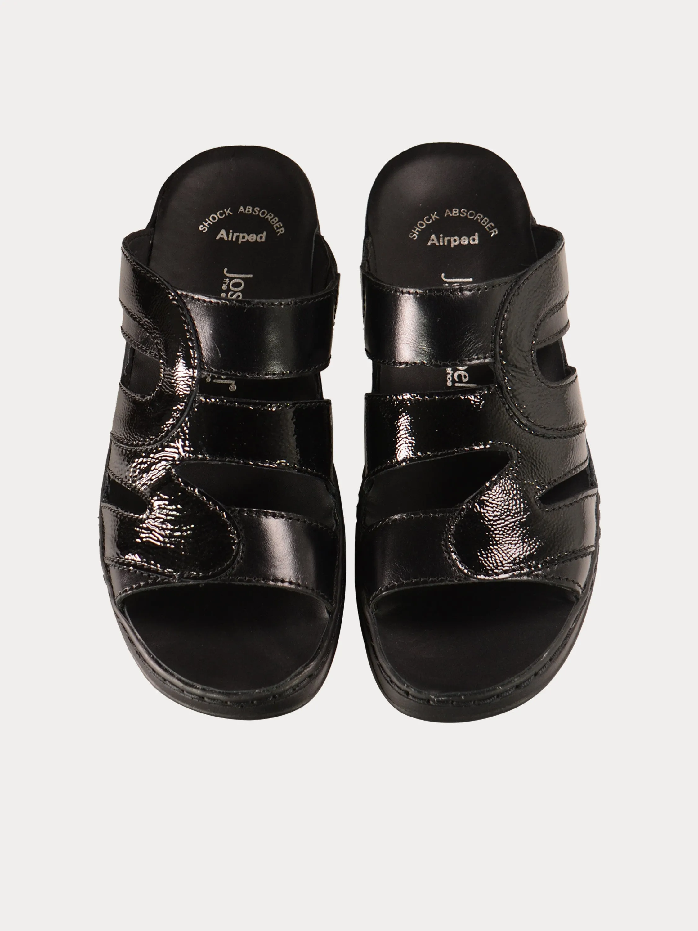 Josef Seibel Women's Multi Patent Slider Sandals