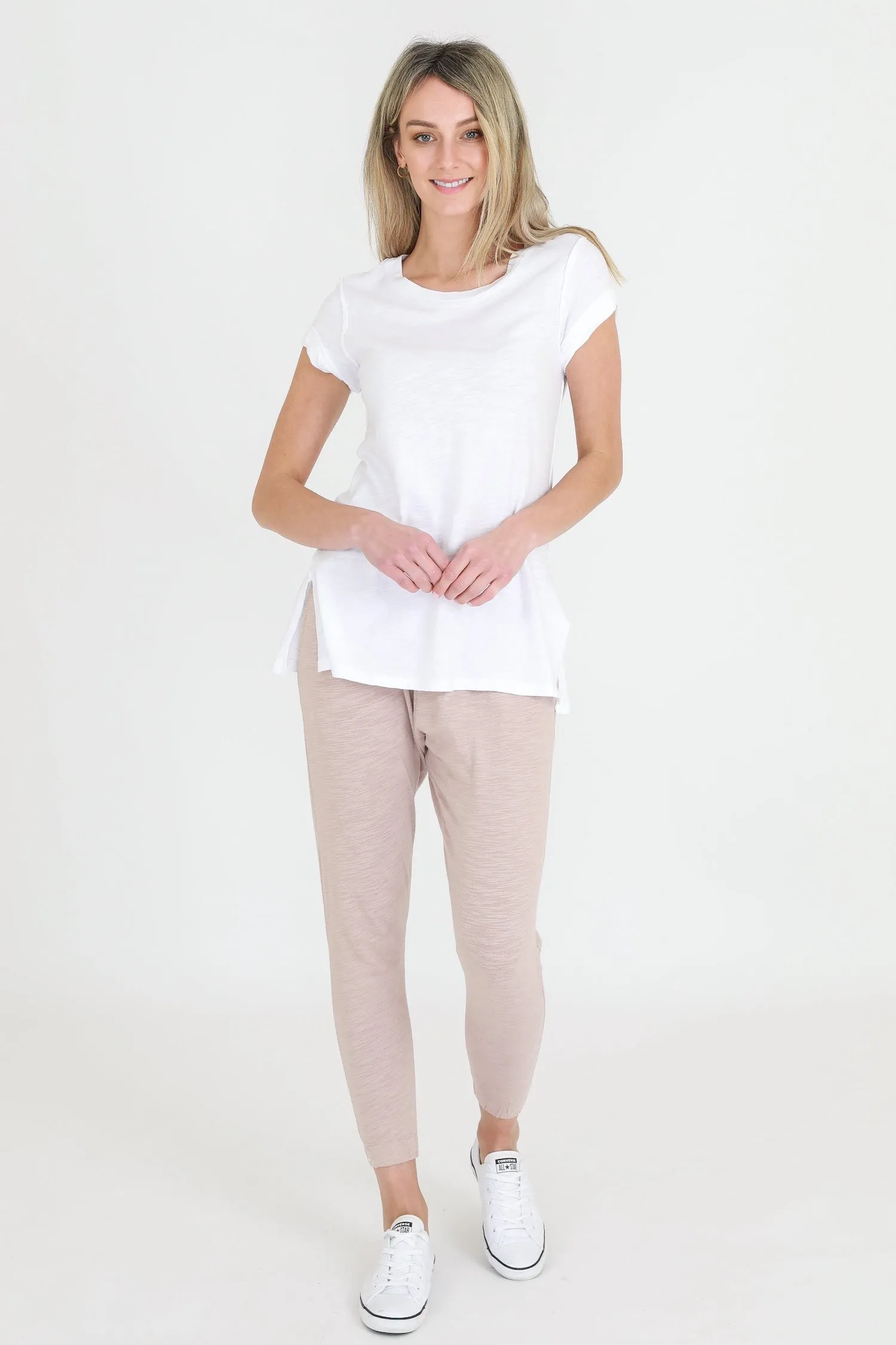 Kelly Rolled Sleeve T Shirt