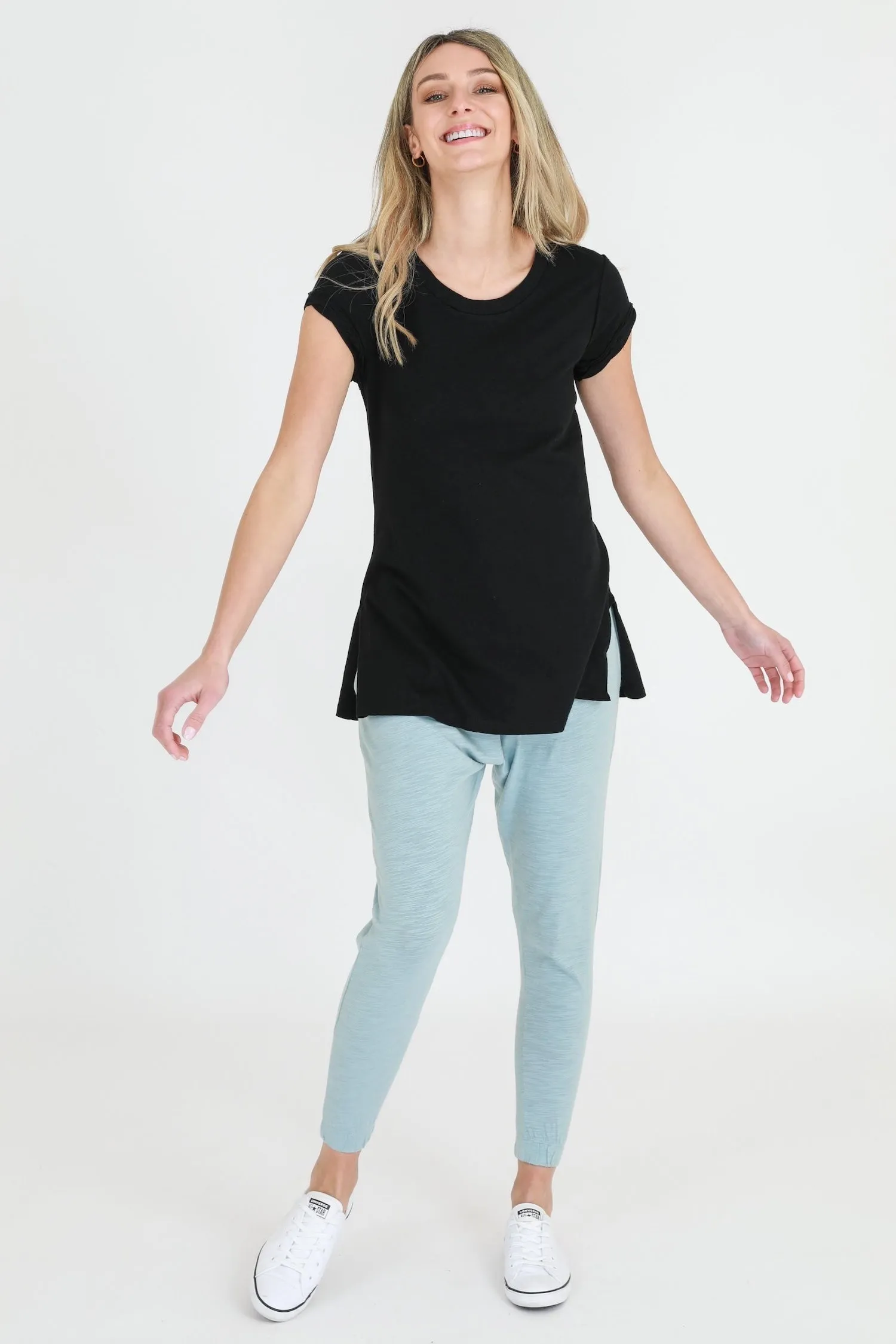 Kelly Rolled Sleeve T Shirt