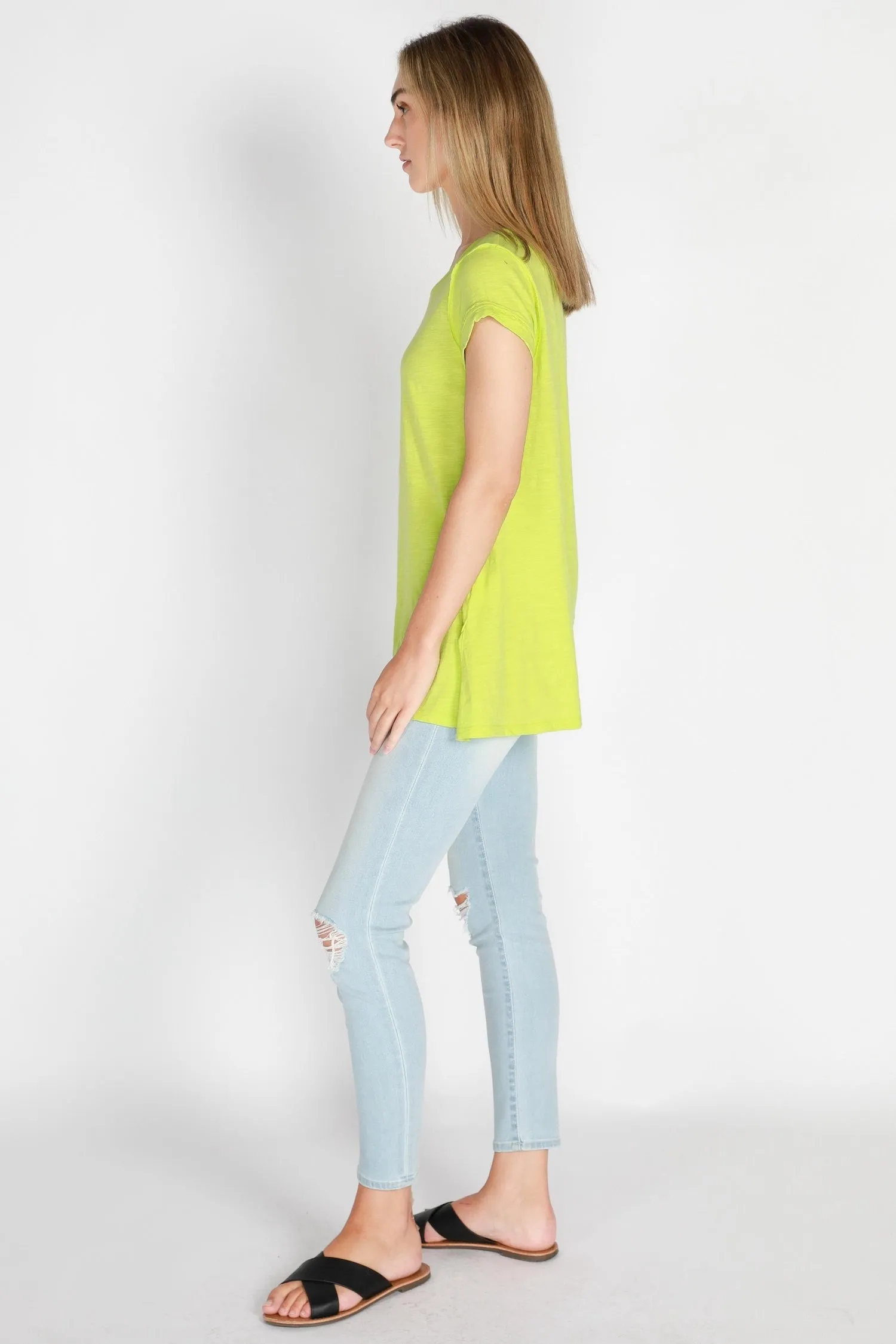 Kelly Rolled Sleeve T Shirt