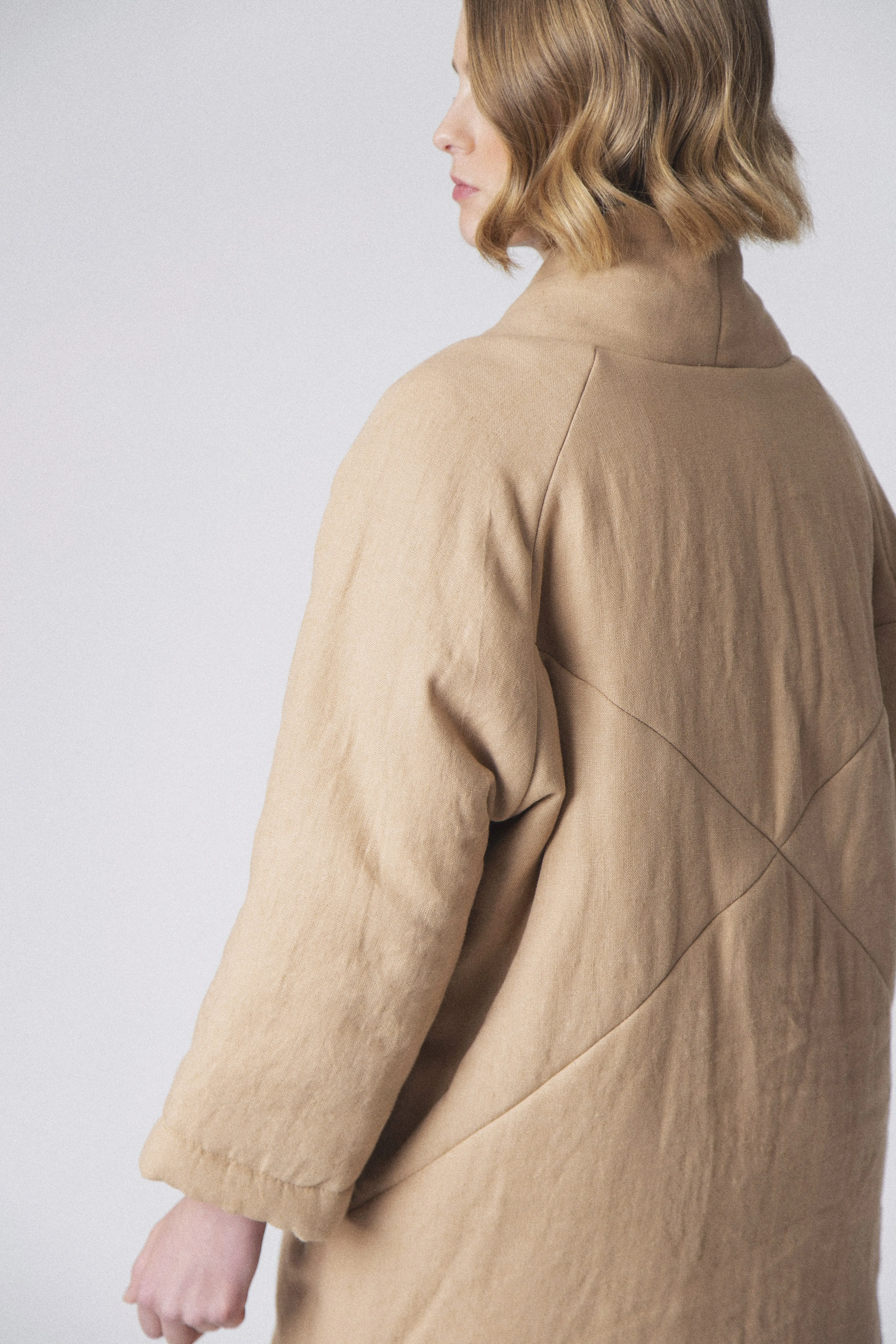 LOESS - MONICA LINEN PUFFER COAT