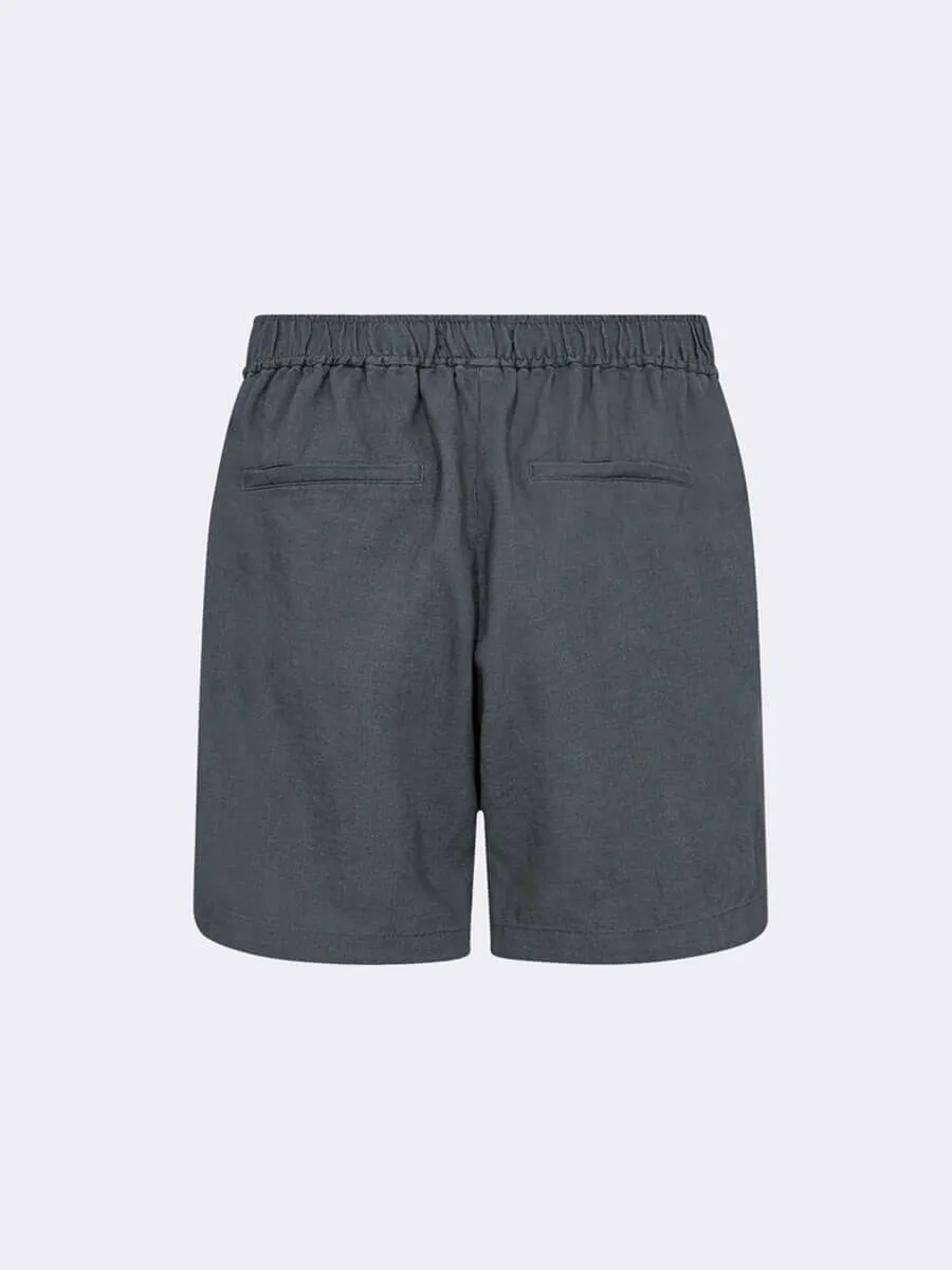 Naja 8 Linen Shorts - Deep Teal