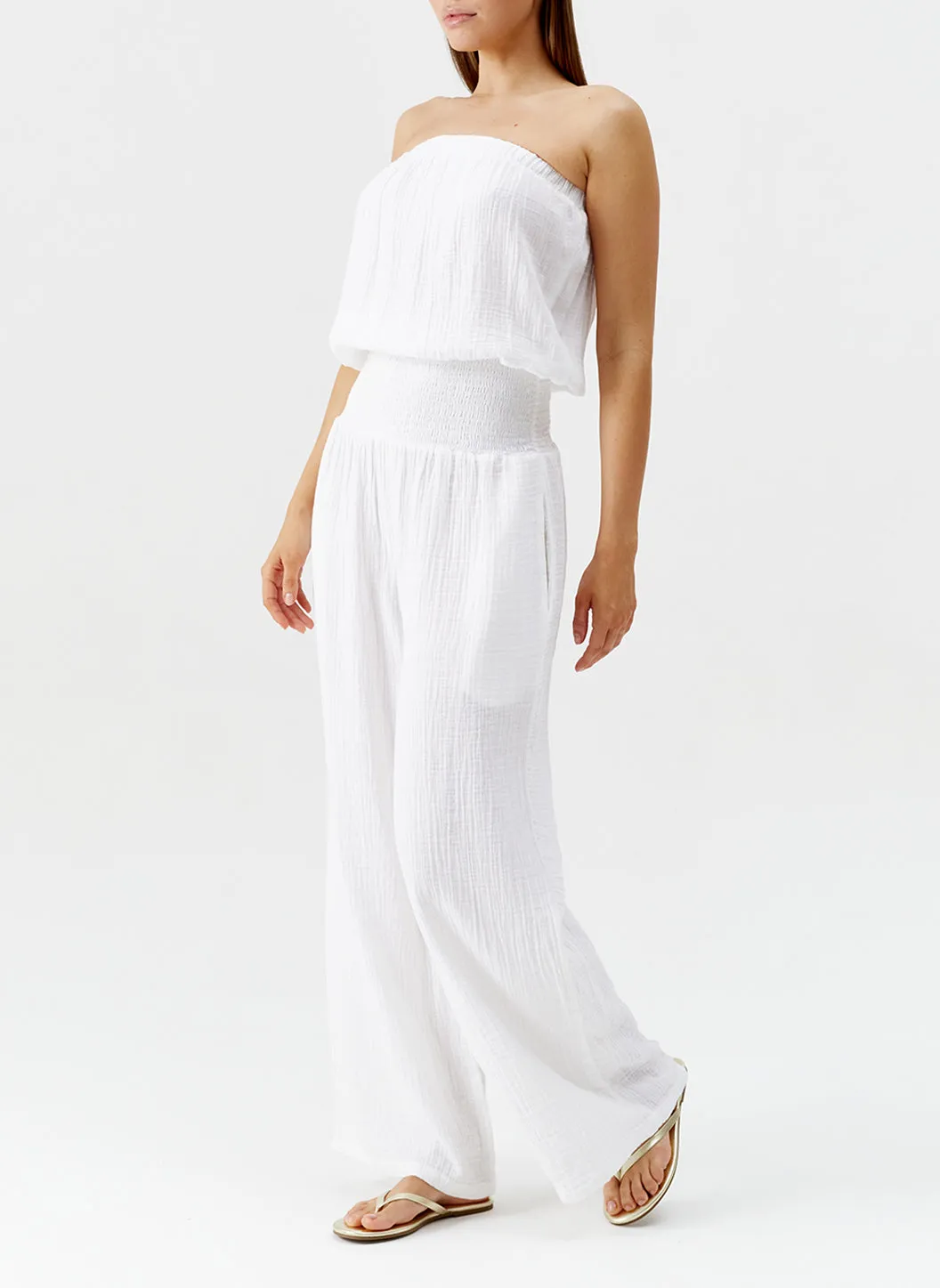 Naomi White Jumpsuit