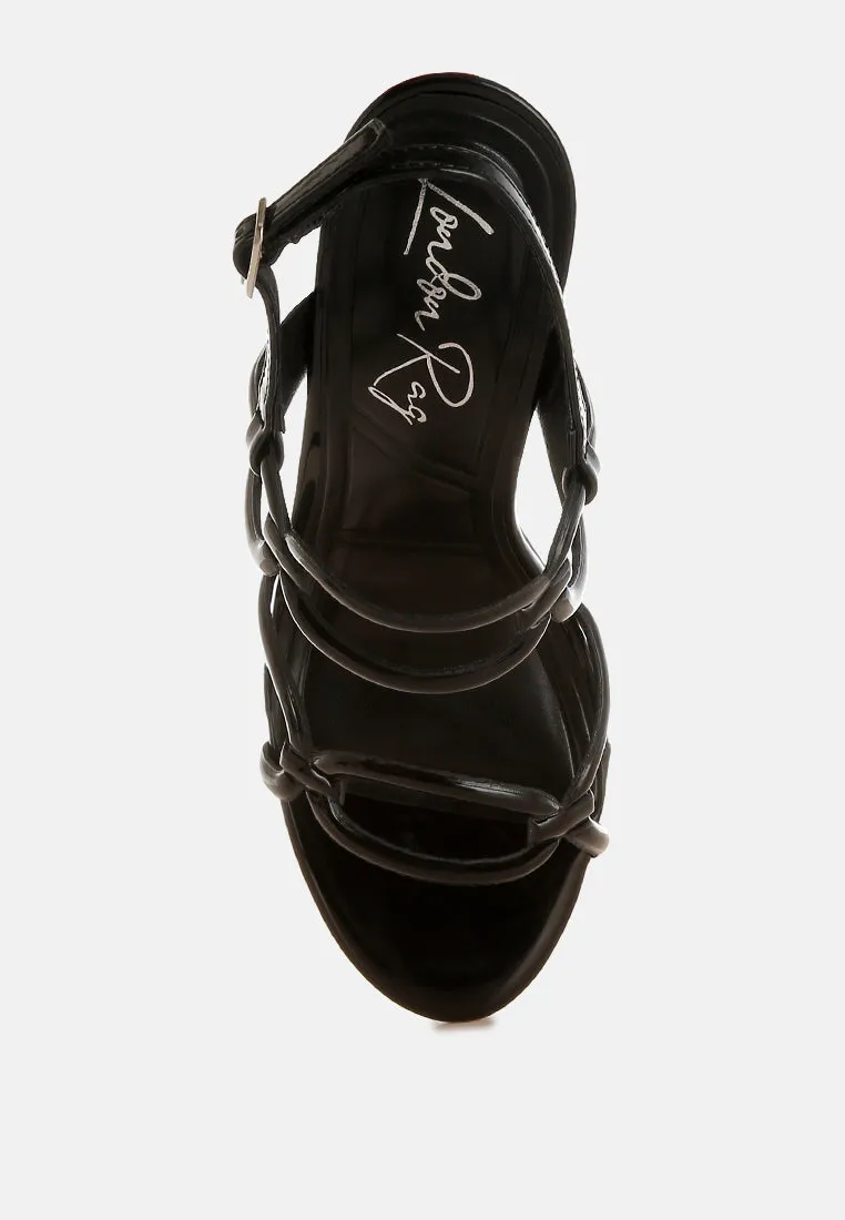 Nyjah Cut Out Chain Sandals