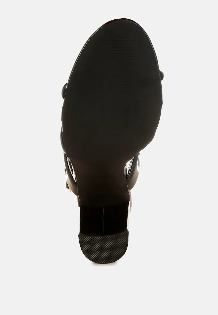 Nyjah Cut Out Chain Sandals
