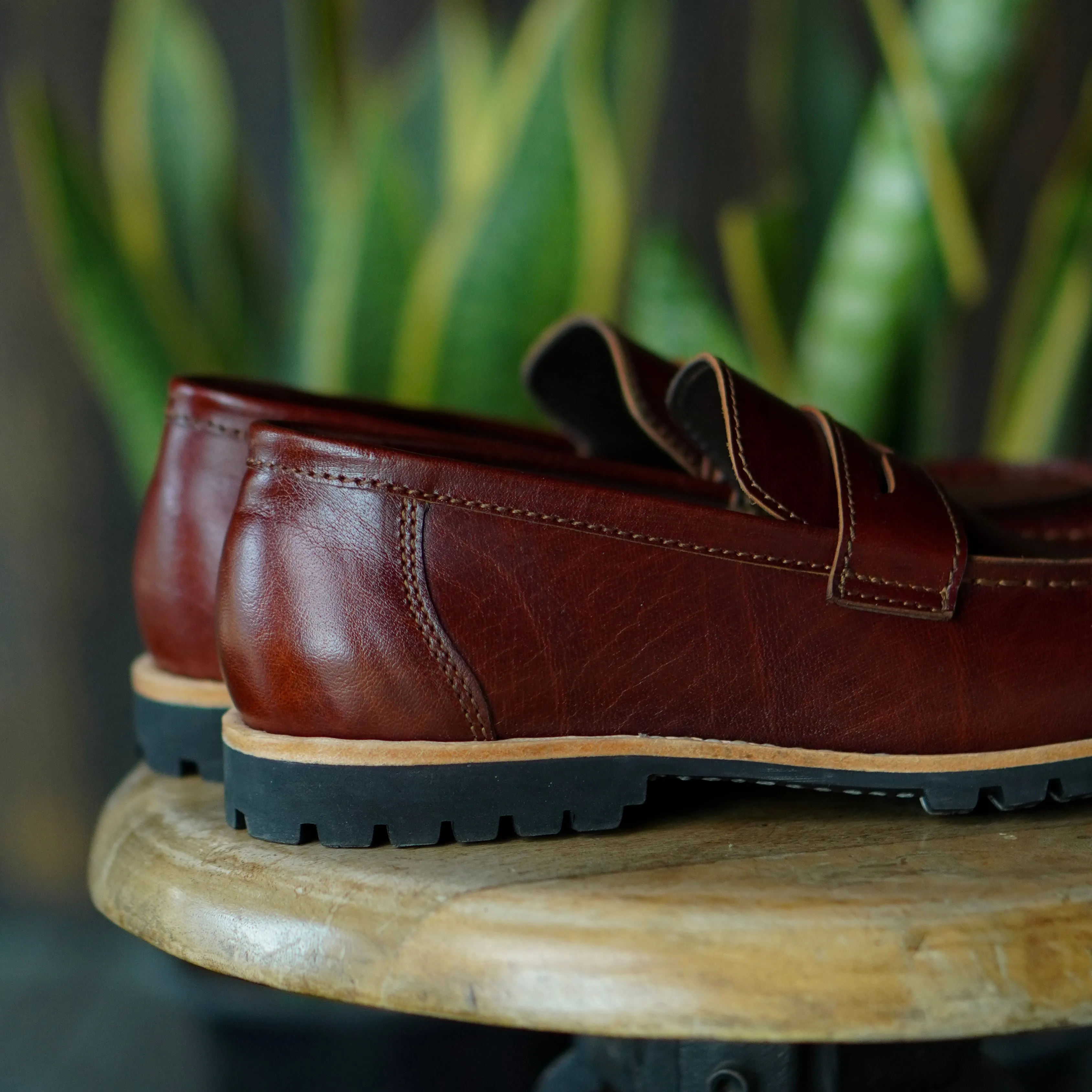 Oslo Penny Loafers (Saddle Tan) Goodyear Welted