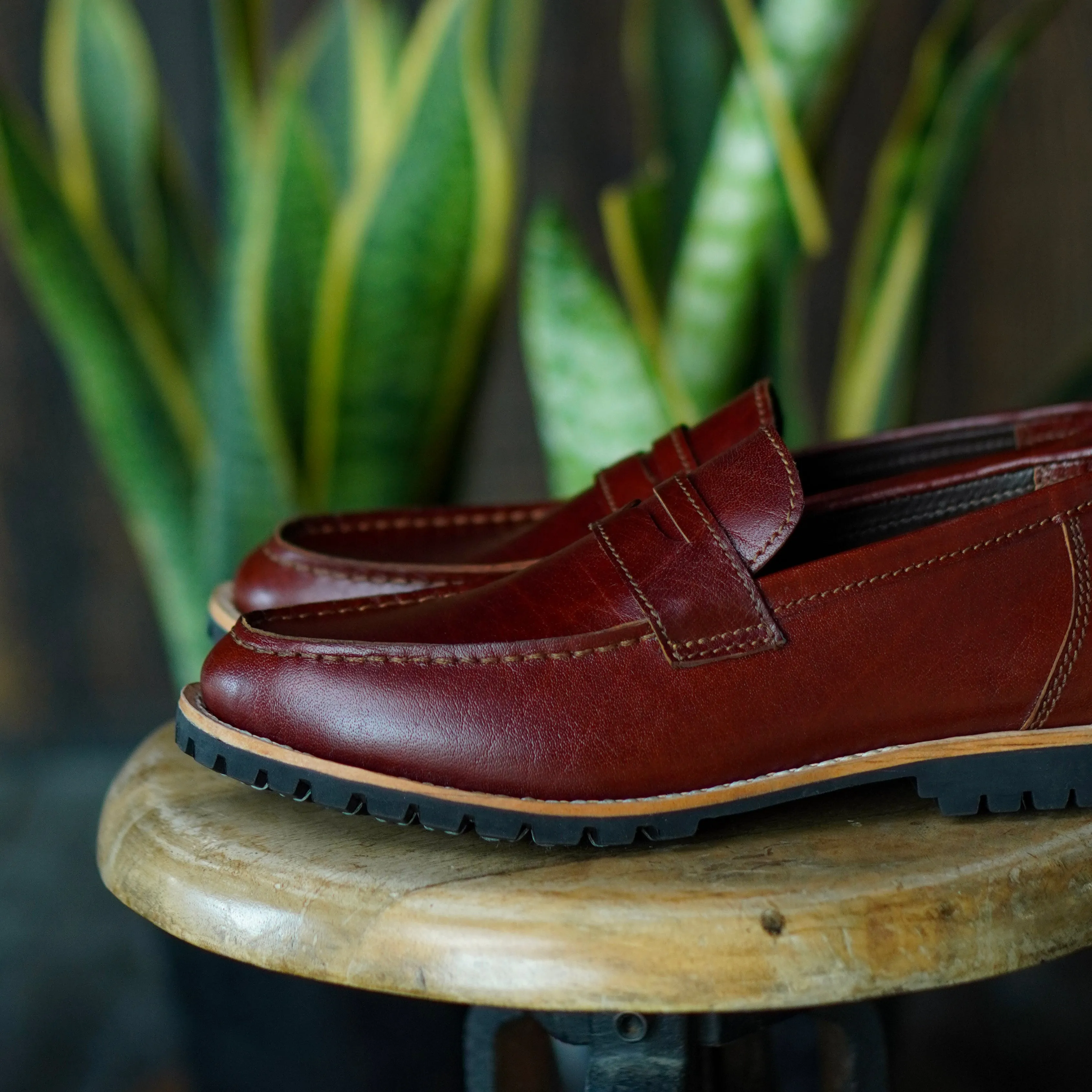 Oslo Penny Loafers (Saddle Tan) Goodyear Welted