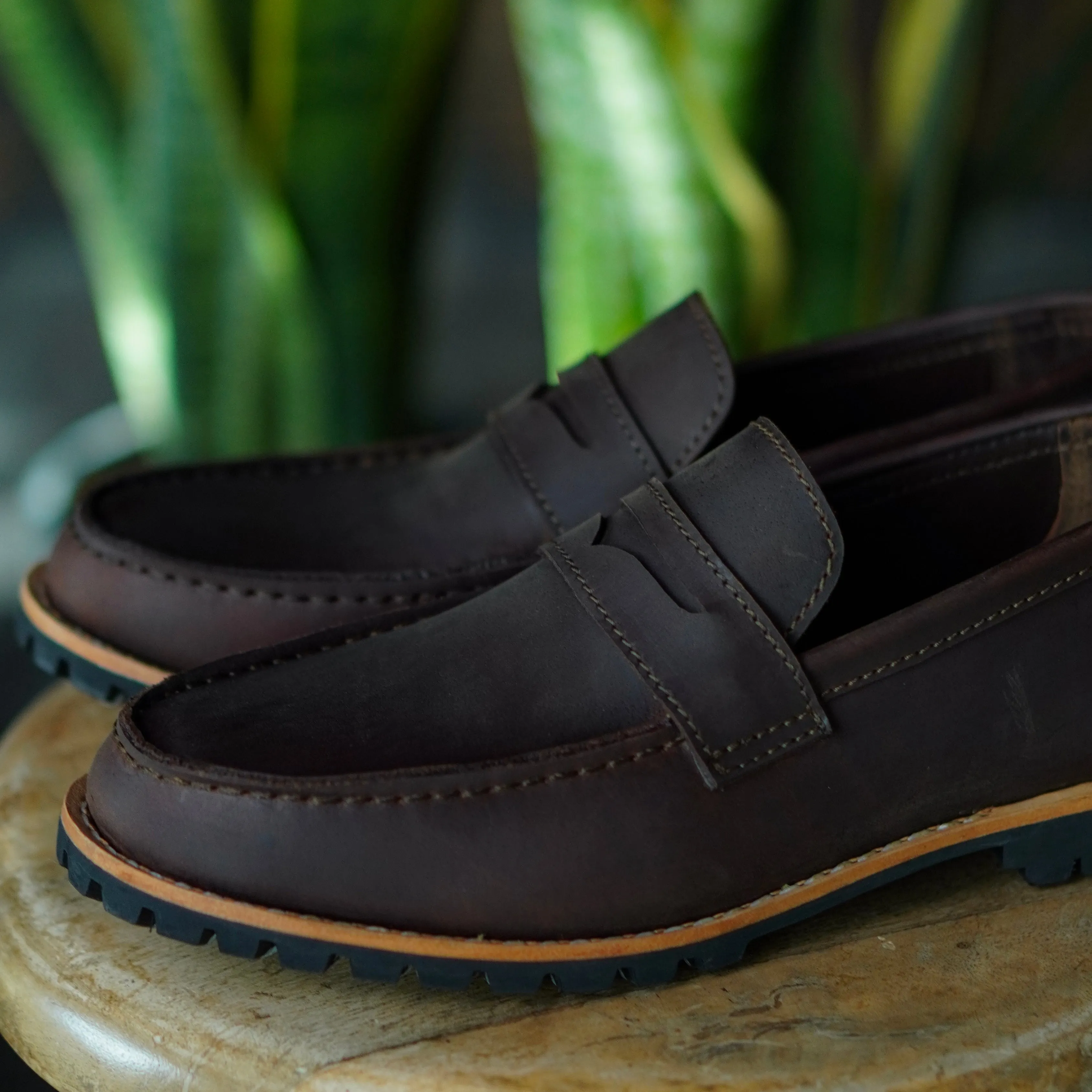 Oslo Penny Loafers (Vintage Brown) Goodyear Welted
