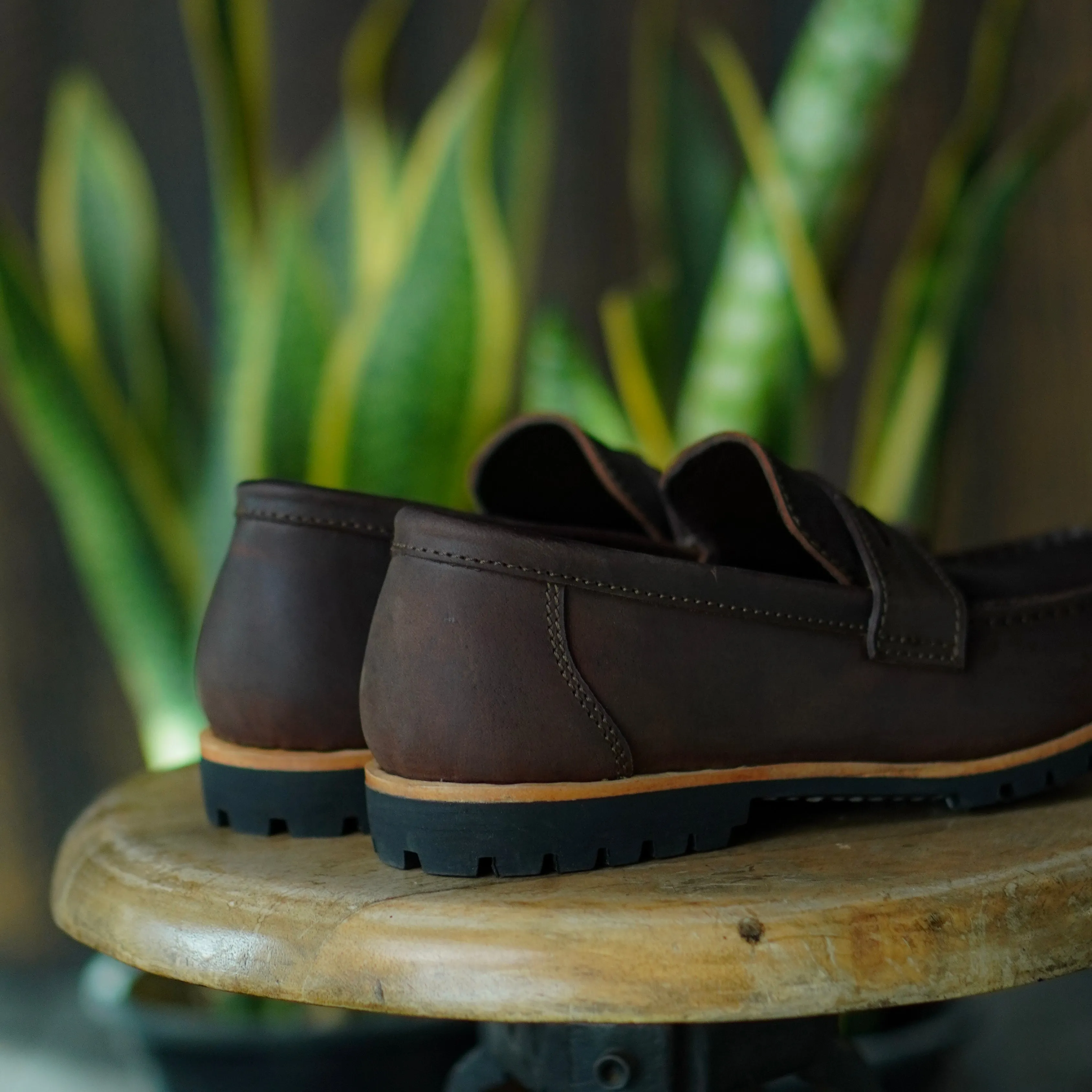 Oslo Penny Loafers (Vintage Brown) Goodyear Welted