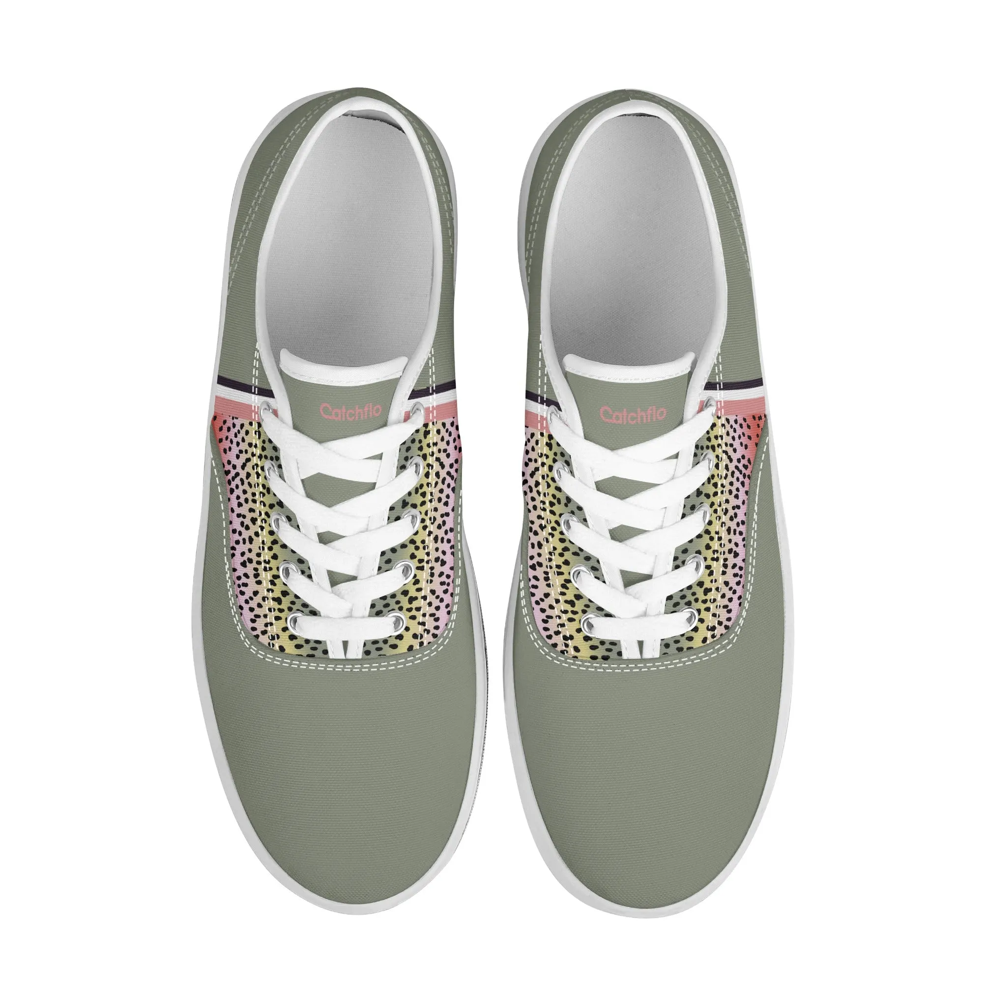 (QUICK SHIP) Womens Bowtown Racer Canvas Boat Shoe