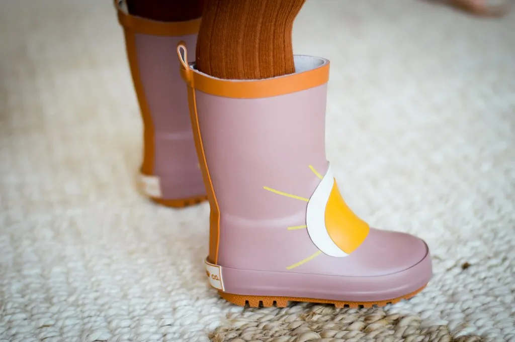 Rubber Rain Boots - Burlwood Sun by Grech & Co.