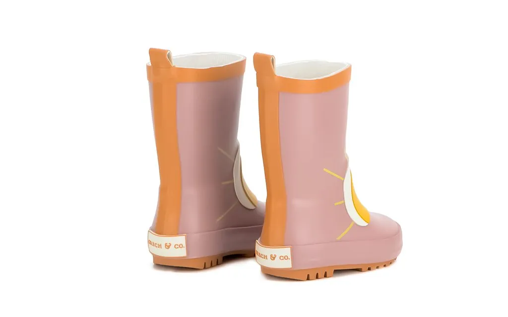 Rubber Rain Boots - Burlwood Sun by Grech & Co.