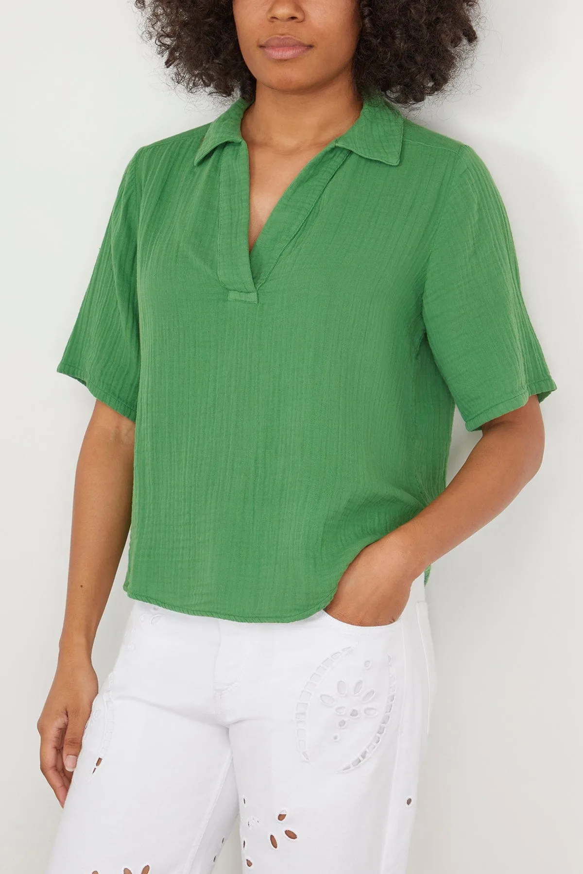 Ryder Top in Pesto