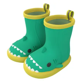 The Friendly Shark  Kids Rain Boots