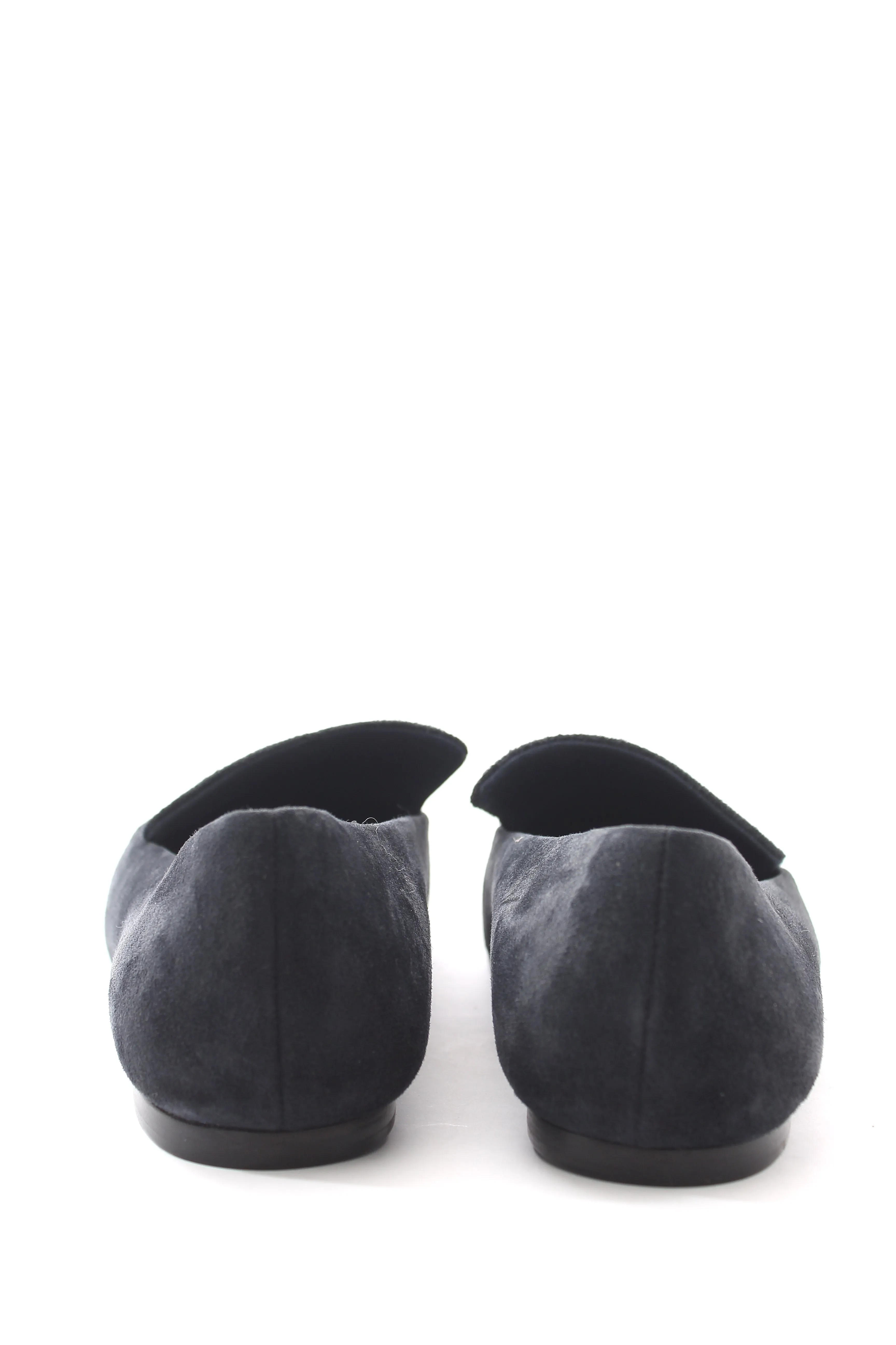 The Row Pointed Suede Loafers