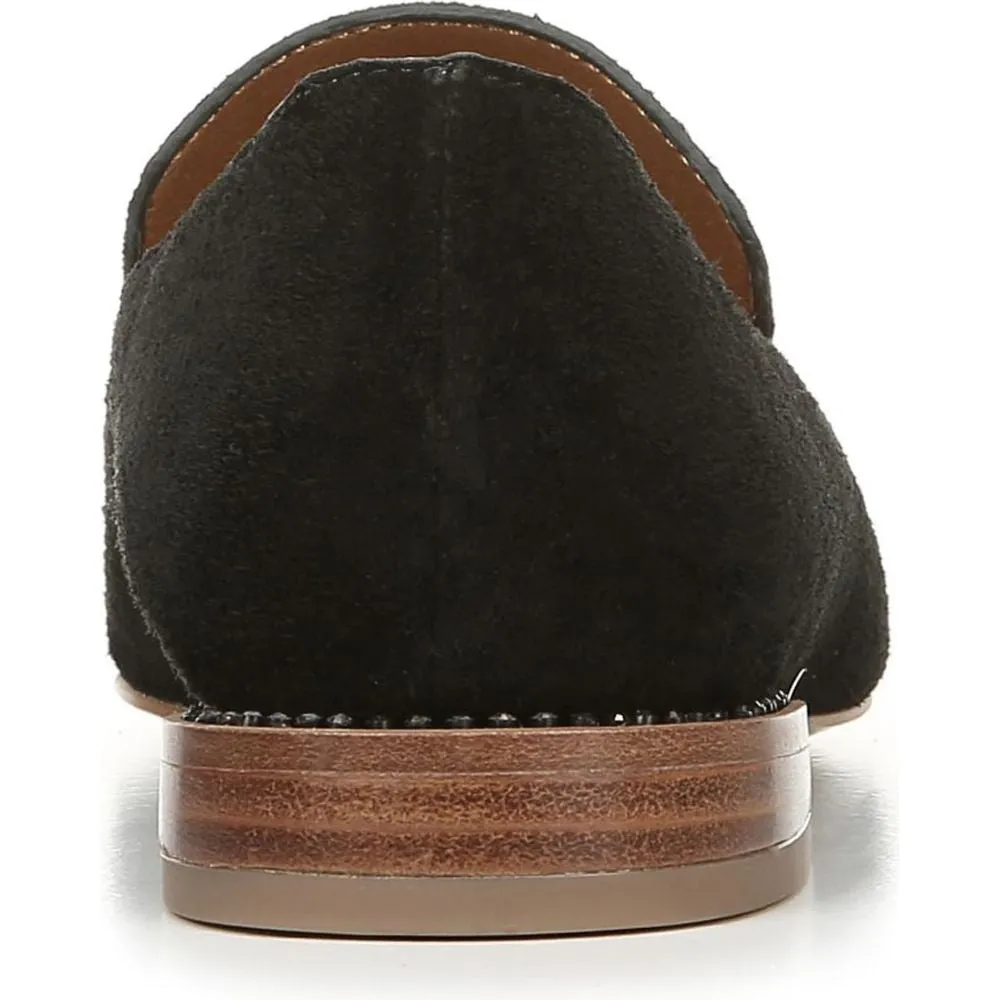 Topaz 9 Black Suede Franco Sarto Loafer Flats