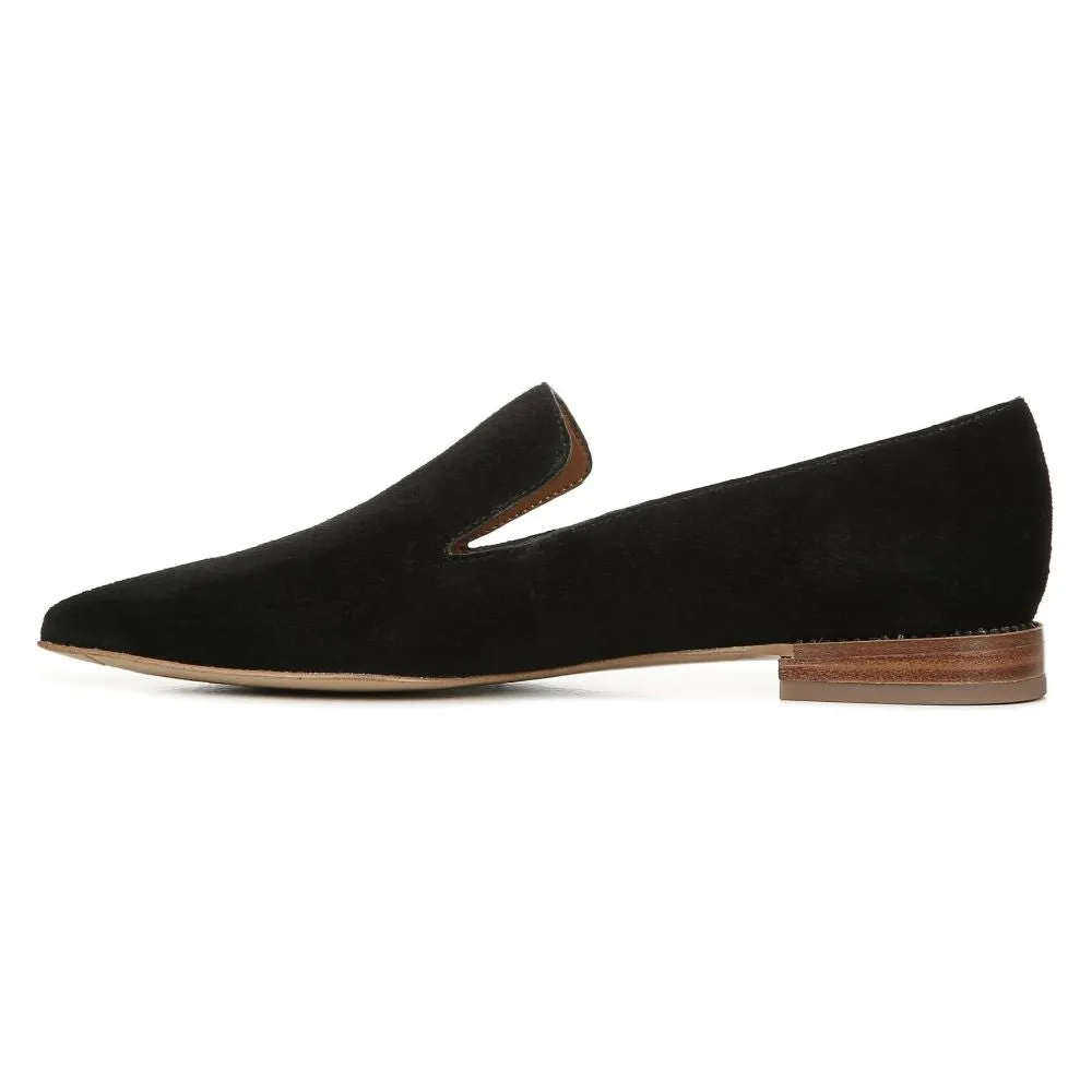 Topaz 9 Black Suede Franco Sarto Loafer Flats