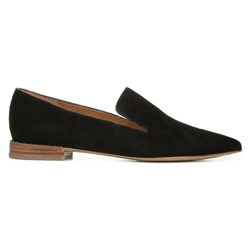 Topaz 9 Black Suede Franco Sarto Loafer Flats