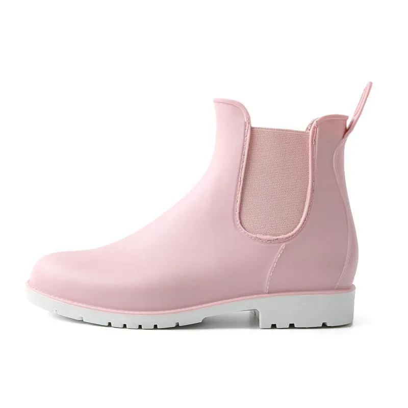 Unisex Summer Short Classic Rain Waterproof  Boots