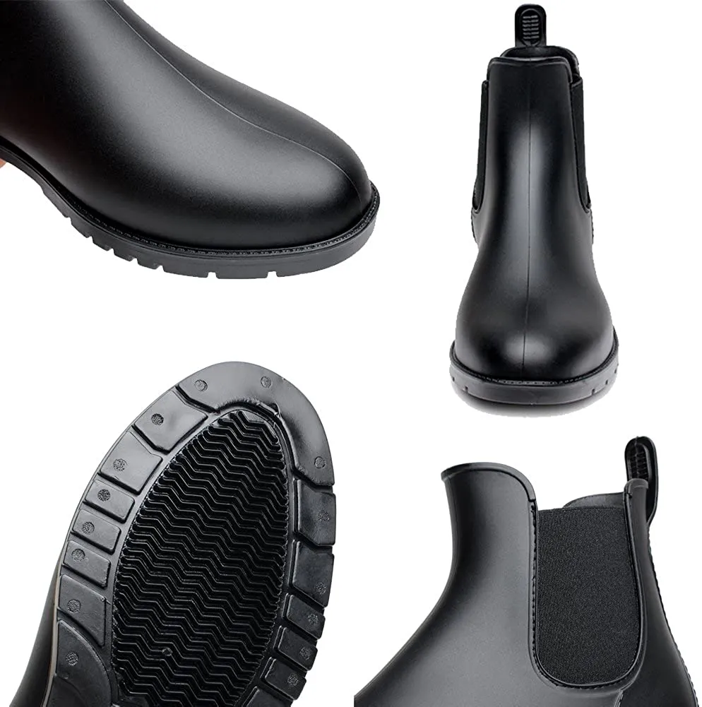 Unisex Summer Short Classic Rain Waterproof  Boots