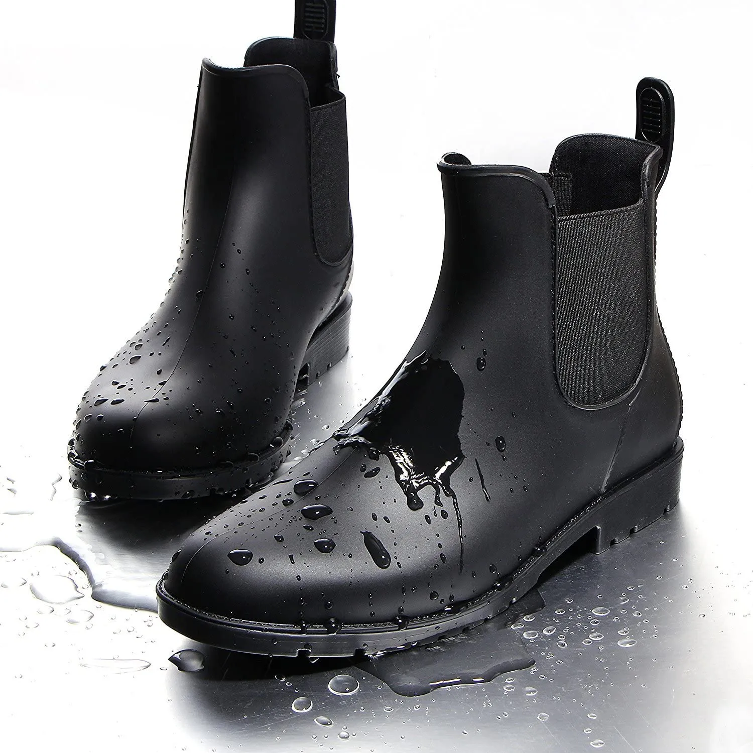 Unisex Summer Short Classic Rain Waterproof  Boots