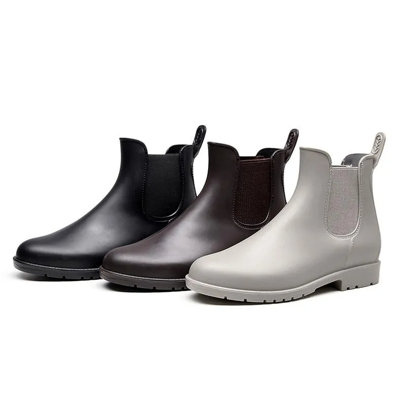 Unisex Summer Short Classic Rain Waterproof  Boots