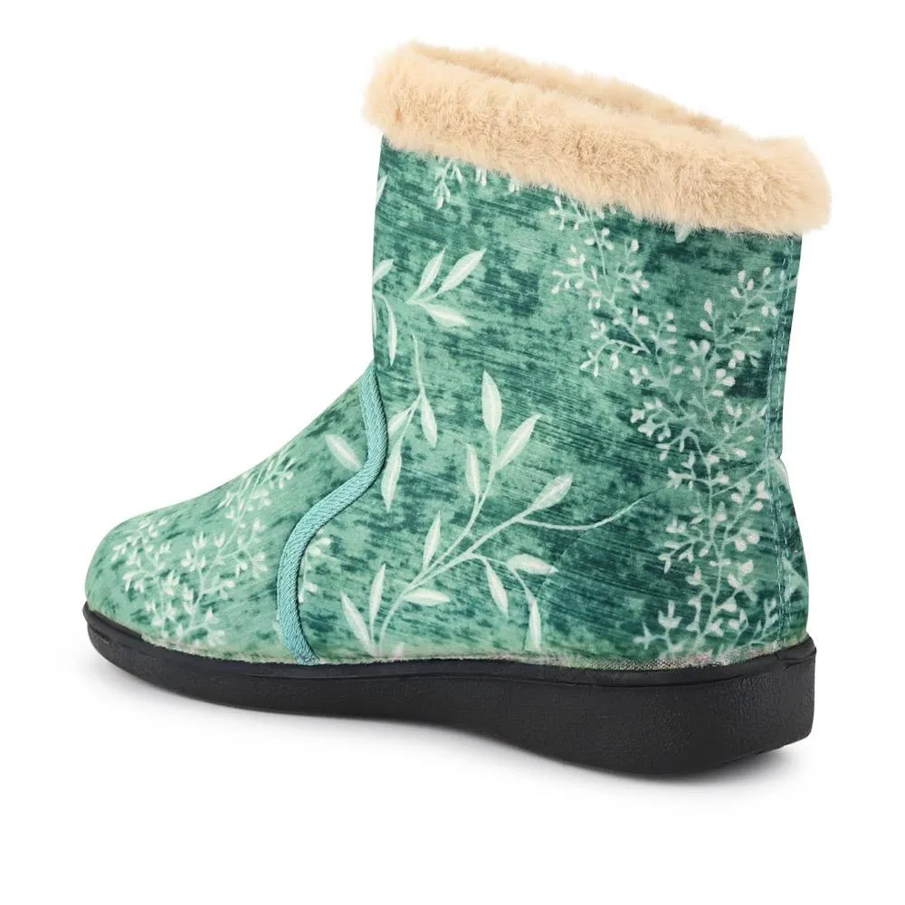Warm-Lined Touch-Fasten Slippers - QINGD40002 / 326 582