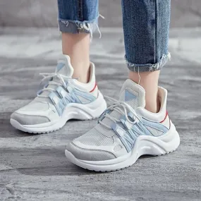 Women's Plus Size 43 Color Block Sneaker Shoes