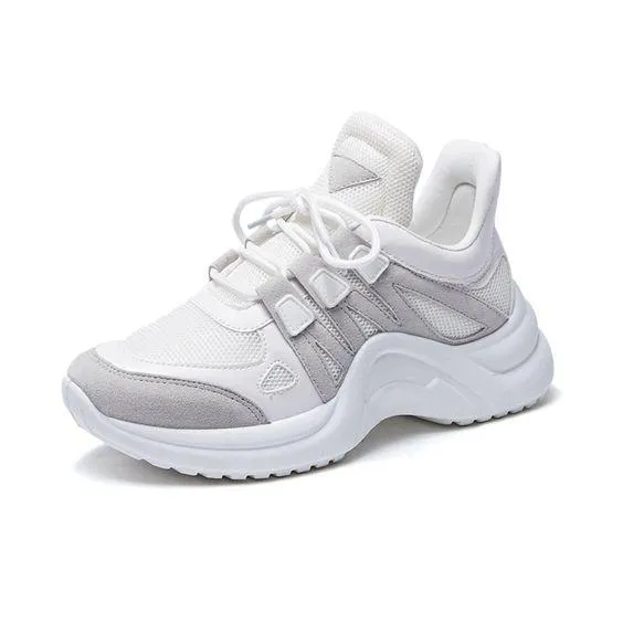 Women's Plus Size 43 Color Block Sneaker Shoes
